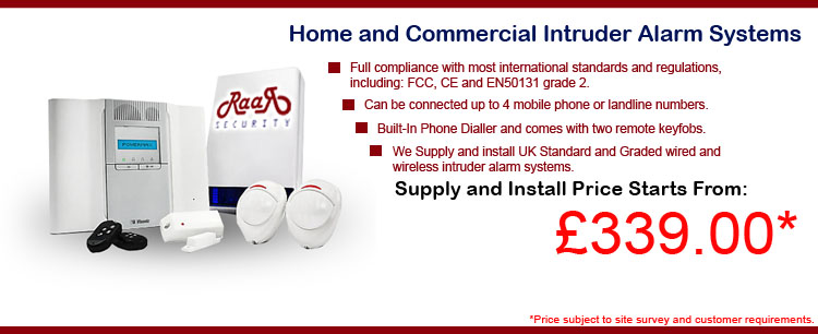 <font color=Yellow>Intruder Alarm Systems</font> - Supply and Fit.